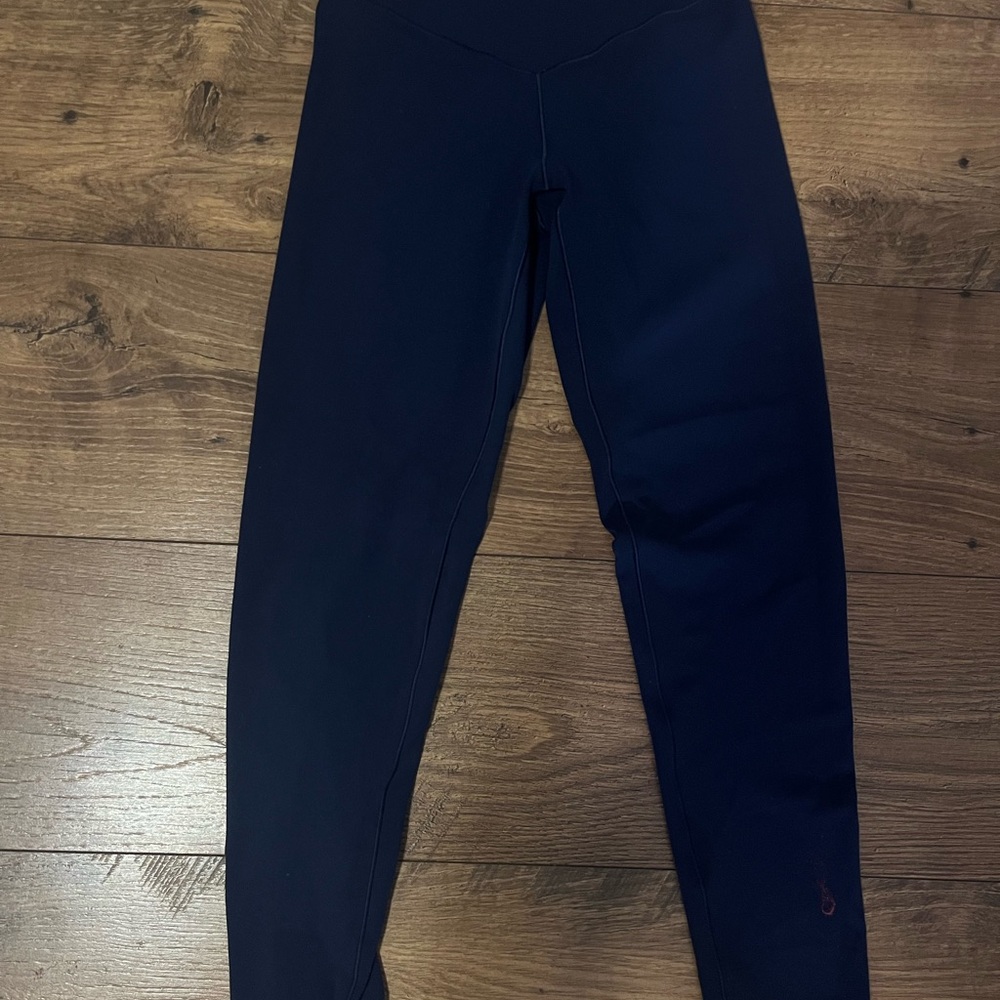 Aerie Navy Crossover 7/8 Leggings